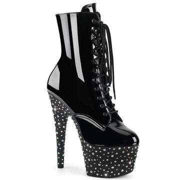 Pleaser STARDANCE-1020 Blk Pat/Blk-Slv Multi RS - Img 1