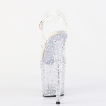 Pleaser STARDANCE-808 Clr/Clr-Slv Multi RS
