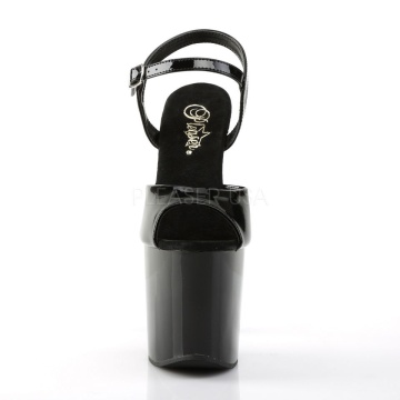 Pleaser TABOO-709 Blk Pat/Blk 9us 39eu