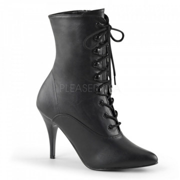 Pleaser VANITY-1020 Blk Faux Leather