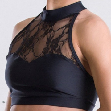 POINT OUT POLE WEAR - Black Swan Top pronta consegna