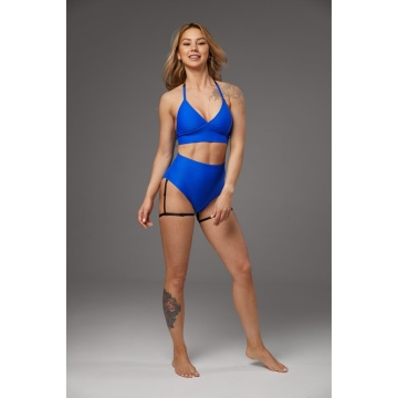 Polerina wear, set pole dance Bikini - Electric Blue - Img 4