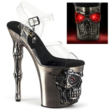 Sandali Pleaser RAPTURE-808-LT consegna 24-48h 39eu 9us - led luci color
