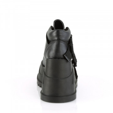 Stivletti Demonia Cult STOMP-15 Blk Vegan Leather - 39eu 9us -