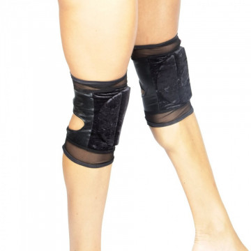 VELVET GRIP KNEE PADS W0226 nero e rosa