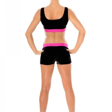 Wink Contrast Band Shorts W102 - Turchese S