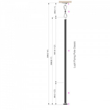 fly pole lupit italia pole dance shop