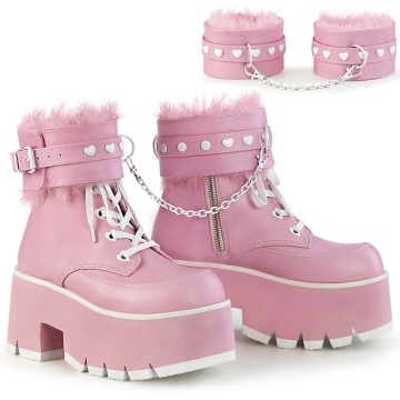Demonia ASHES-57 B. Pink Vegan Leather Subito numero 39eu