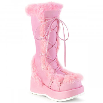 Demonia Cult CUBBY-311 B. Pink Vegan Leather