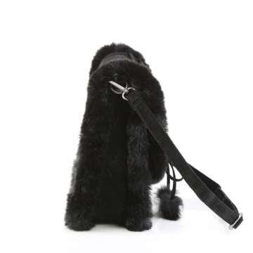 Demonia Cult HB-663 BLK FAUX SUEDE-FAUX FUR - Img 5