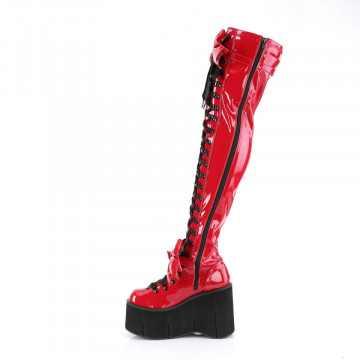 Stivale Demonia Cult KERA-303 Red Pat