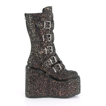 Stivali Demonia Cult SWING-230G glitter
