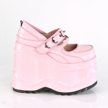 Demonia Cult WAVE-48 B. Pink Hologram Pat
