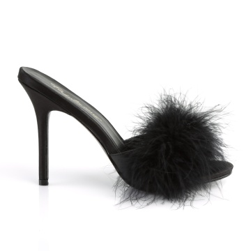 Fabulicious CLASSIQUE-01F Blk Pu-Fur