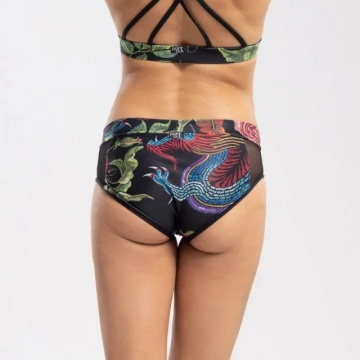 Hemera Crop Set subito disegno fiori e drago S