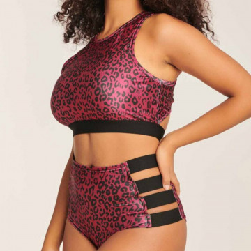 Paradise chick CROP TOP ATHLECIOUS Cherry h24