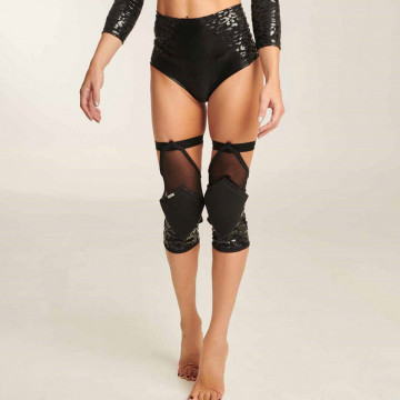 Paradise Chick KNEE PADS STICKY POLECIOUS M e XL
