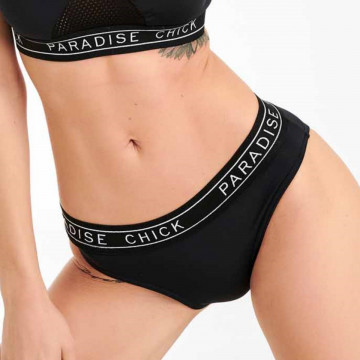Paradise Chick SHORT LOW WAIST LOGOBAND Arancio