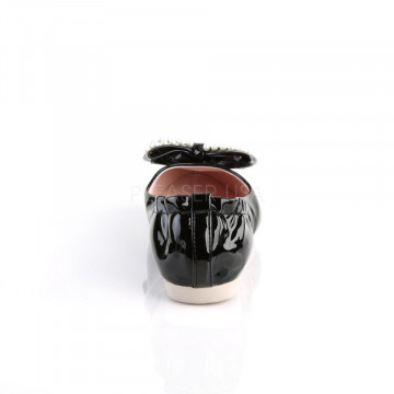 Pin Up Couture IVY-09 Blk Pat