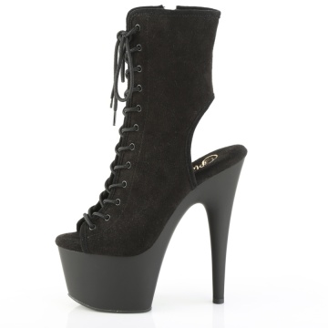 Pleaser ADORE-1016 Blk Faux Suede/Blk Matte - Img 4