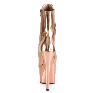 Pleaser ADORE-1020 Rose Gold Metallic Pu/Rose Gold Chrome