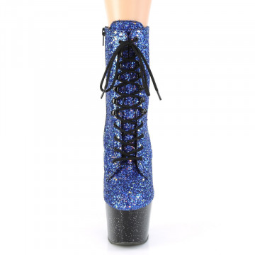 Pleaser ADORE-1020MG Blue Multi Glitter/Blk