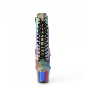 Pleaser ADORE-1020RC-REFL Rainbow Reflective/Rainbow Chrome
