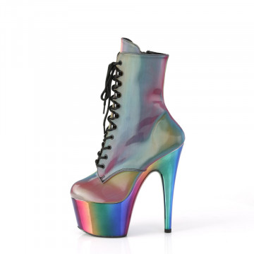 Pleaser ADORE-1020RC-REFL Rainbow Reflective/Rainbow Chrome