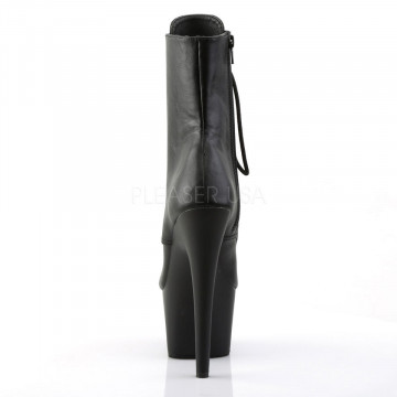 Pleaser ADORE-1021 Blk Faux Leather/Blk Matte