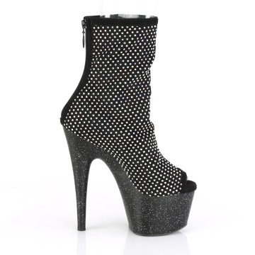 Pleaser ADORE-1031GM Blk Fabric-RS Mesh/Blk Matte