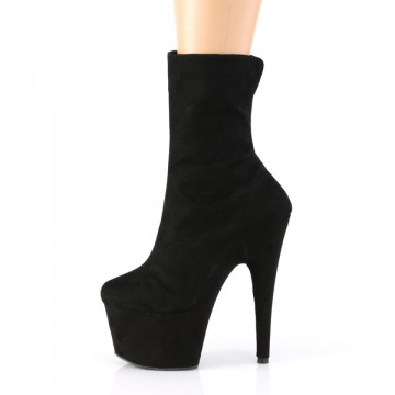Pleaser ADORE-1042 Blk Faux Suede/Blk Faux Suede