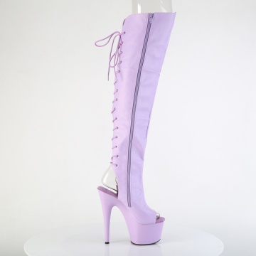 Pleaser ADORE-3019 Lavender Faux Leather/Lavender Matte