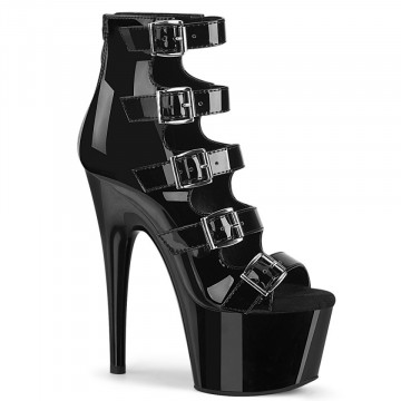 Pleaser ADORE-700-33 Blk Pat/Blk
