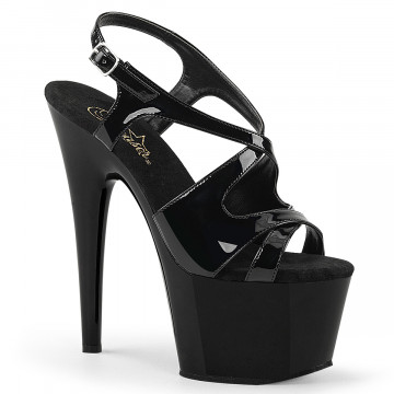 Pleaser ADORE-730 Blk Pat/Blk