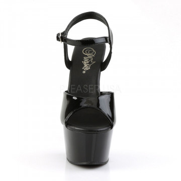 Pleaser ASPIRE-609 Blk Pat/Blk Subito 35eu