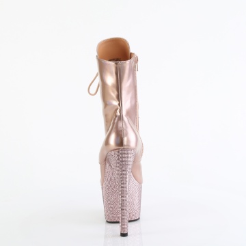Pleaser BEJEWELED-1020-7 R. Gold Holo Pat/R. Gold AB RS
