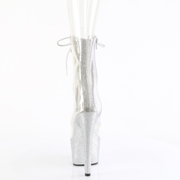 Pleaser BEJEWELED-1021C-2 Clr-RS/Slv RS