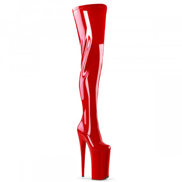 Pleaser BEYOND-4000 Red Stretch Pat/Red