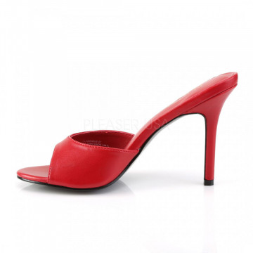Pleaser CLASSIQUE-01 Red Kid Pu