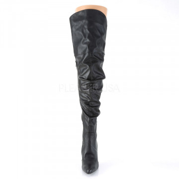 Pleaser CLASSIQUE-3011 Blk Faux Leather