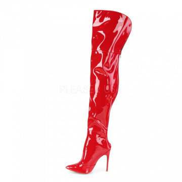 Pleaser COURTLY-3012 Red Patent