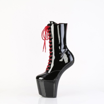 Pleaser CRAZE-1040TT Red-Blk Pat/Red-Blk