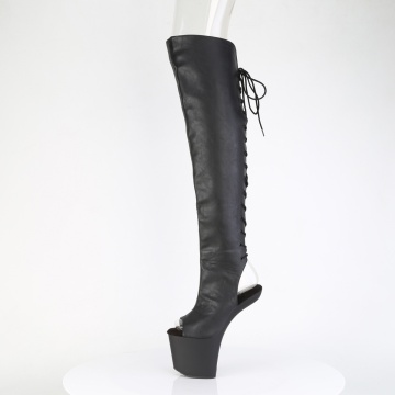 Pleaser CRAZE-3019 Blk Faux Leather/Blk Matte