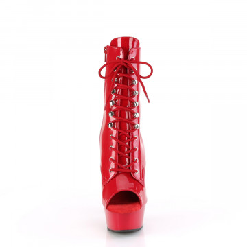 Pleaser DELIGHT-1021 Red Pat/Red