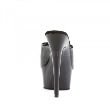 Pleaser DELIGHT-601 Blk Pat/Blk