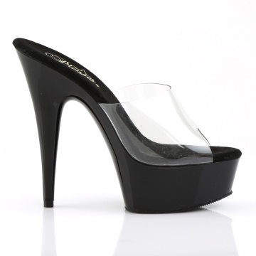 Pleaser DELIGHT-601 Clr/Blk