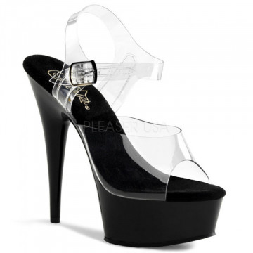 Pleaser DELIGHT-608 Clr/Blk