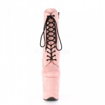 Pleaser FLAMINGO-1020FS B. Pink Faux Suede/B. Pink Faux Suede