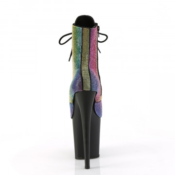 Pleaser FLAMINGO-1020RS Rainbow RS/Blk Matte