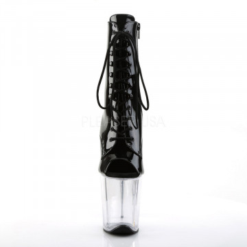Pleaser FLAMINGO-1021 Blk Pat/Clr